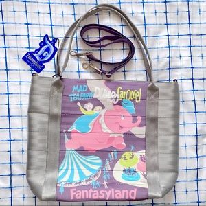 NWT Harveys Disneyland 60th Anniversary Dumbo Tote Bag Purse Fantasyland Diamond